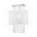 Livex Lighting - 41128-91 - One Light Wall Sconce - Bella Vista - Brushed Nickel