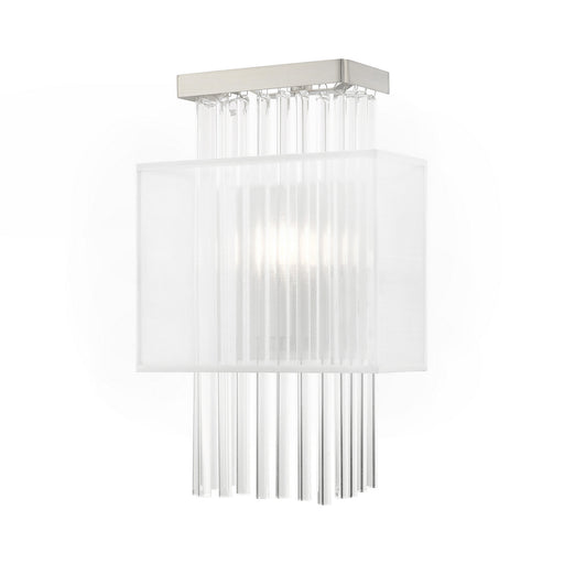 Livex Lighting - 41140-91 - One Light Wall Sconce - Alexis - Brushed Nickel