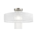 Livex Lighting - 41147-91 - One Light Ceiling Mount - Alexis - Brushed Nickel