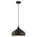 Livex Lighting - 41172-68 - One Light Mini Pendant - Metal Shade Mini Pendants - Shiny Black