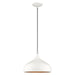 Livex Lighting - 41172-69 - One Light Mini Pendant - Metal Shade Mini Pendants - Shiny White
