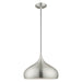 Livex Lighting - 41173-66 - One Light Mini Pendant - Metal Shade Mini Pendants - Brushed Aluminum