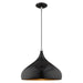 Livex Lighting - 41174-68 - One Light Mini Pendant - Metal Shade Mini Pendants - Shiny Black