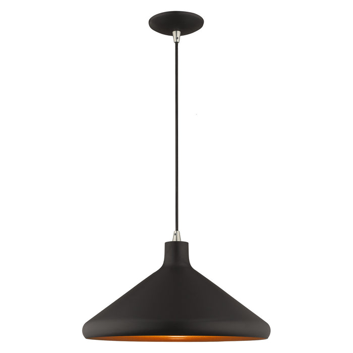 Livex Lighting - 41179-04 - One Light Mini Pendant - Metal Shade Mini Pendants - Black
