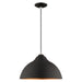 Livex Lighting - 41180-04 - One Light Mini Pendant - Metal Shade Mini Pendants - Black