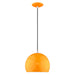 Livex Lighting - 41181-77 - One Light Mini Pendant - Metal Shade Mini Pendants - Shiny Orange
