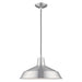 Livex Lighting - 41183-66 - One Light Mini Pendant - Metal Shade Mini Pendants - Brushed Aluminum