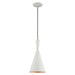 Livex Lighting - 41185-03 - One Light Mini Pendant - Metal Shade Mini Pendants - White