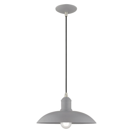 Livex Lighting - 41193-80 - One Light Mini Pendant - Metal Shade Mini Pendants - Nordic Gray
