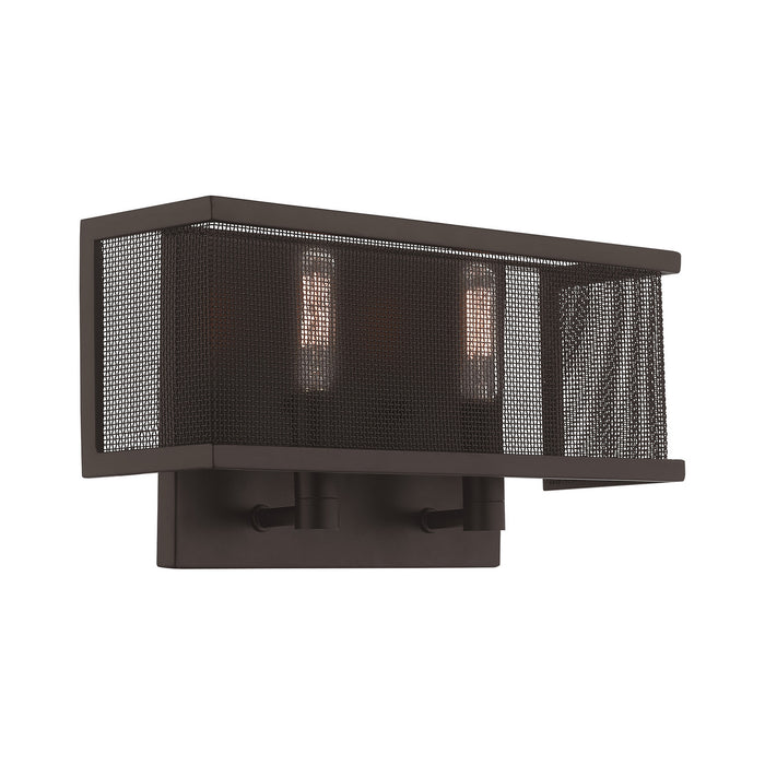 Livex Lighting - 41208-07 - Two Light Wall Sconce - Braddock - Bronze