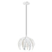 Livex Lighting - 41231-60 - One Light Mini Pendant - Acanthus - Antique White