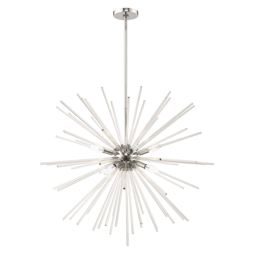 Livex Lighting - 41258-05 - Eight Light Pendant - Utopia - Polished Chrome