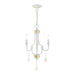 Livex Lighting - 41273-03 - Three Light Mini Chandelier - Glendale - White