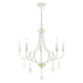 Livex Lighting - 41275-03 - Five Light Chandelier - Glendale - White