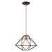 Livex Lighting - 41323-07 - One Light Mini Pendant - Geometric Shade Mini Pendants - Bronze