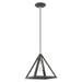 Livex Lighting - 41329-76 - One Light Mini Pendant - Geometric Shade Mini Pendants - Scandinavian Gray