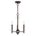 Livex Lighting - 42703-07 - Three Light Mini Chandelier - Bancroft - Bronze