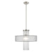 Livex Lighting - 42804-91 - One Light Pendant - Alexis - Brushed Nickel