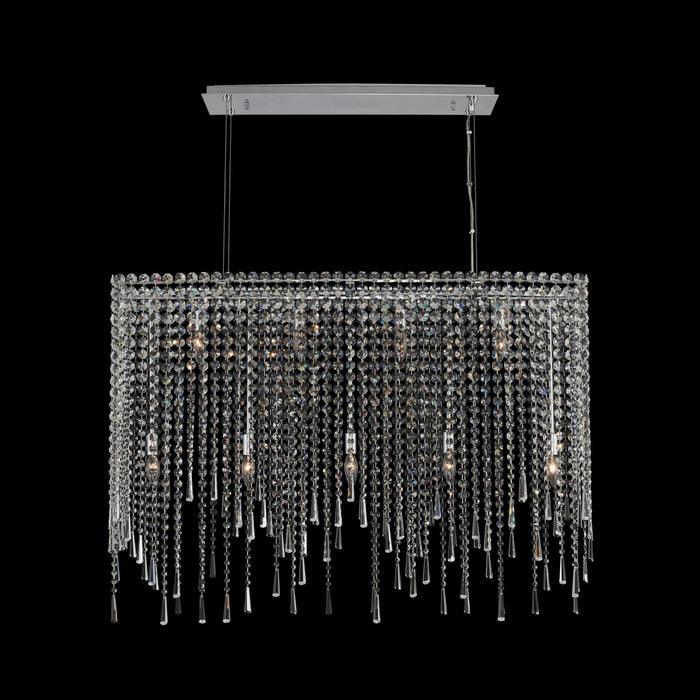 Allegri - 035160-010-FR001 - Nine Light Island Pendant - Gocce - Chrome