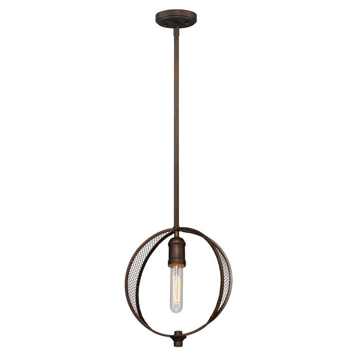 Artcraft - AC10901OB - One Light Pendant - Linden - Bronze