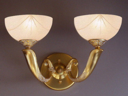 Classic Lighting - 5652 GM - Two Light Wall Sconce - Valencia - Gold Matte