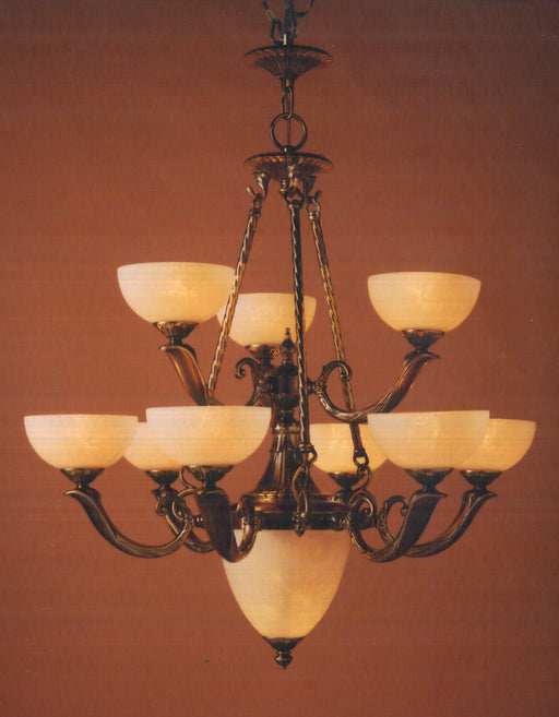 Classic Lighting - 5656 ABZ - Ten Light Chandelier - Valencia - Antique Bronze