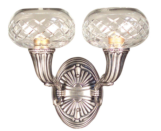 Classic Lighting - 57322 MS - Two Light Wall Sconce - Chatham - Millennium Silver