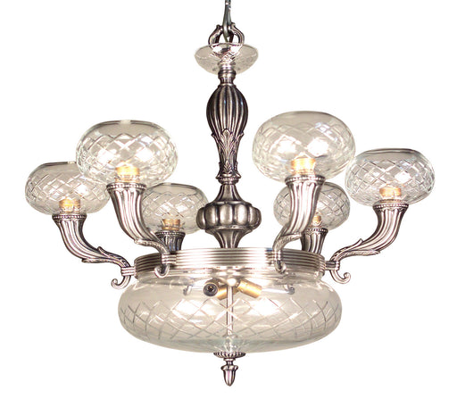 Classic Lighting - 57326 MS - Eight Light Chandelier - Chatham - Millennium Silver