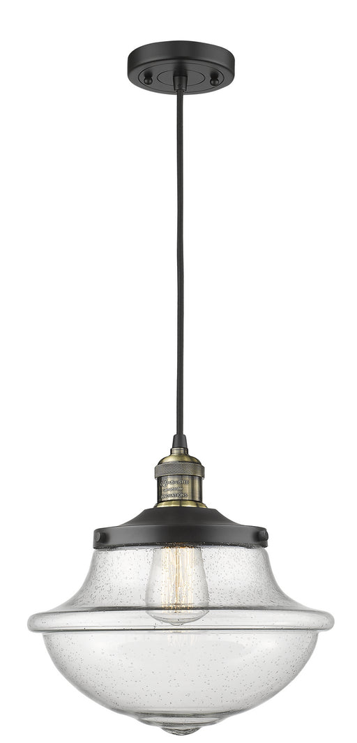 Innovations - 201C-BAB-G542SDY - One Light Pendant - Oxford School House - Black Antique Brass