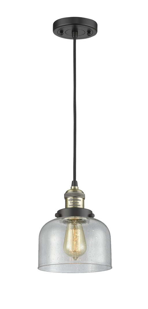 Innovations - 201C-BAB-G74-LED - LED Mini Pendant - Franklin Restoration - Black Antique Brass