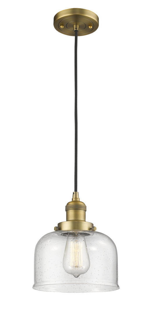Innovations - 201C-BB-G74-LED - LED Mini Pendant - Franklin Restoration - Brushed Brass
