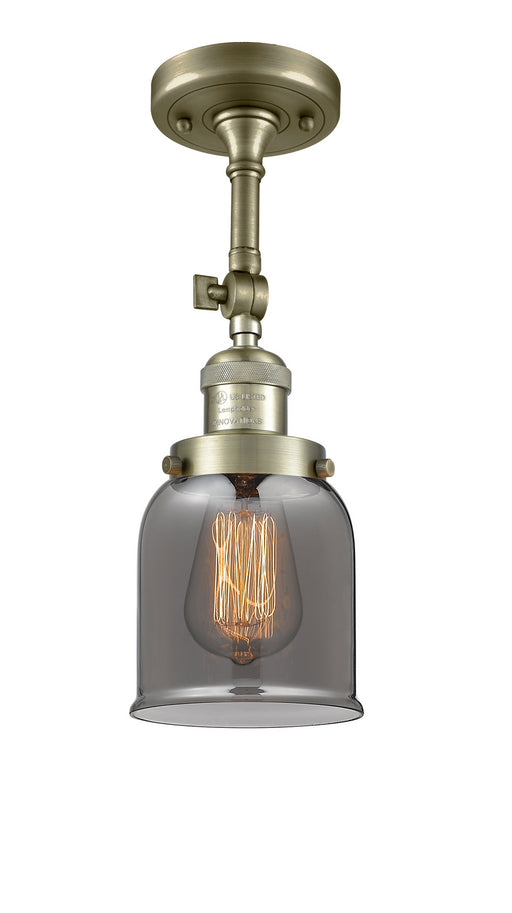 Innovations - 201F-AB-G53 - One Light Semi-Flush Mount - Franklin Restoration - Antique Brass