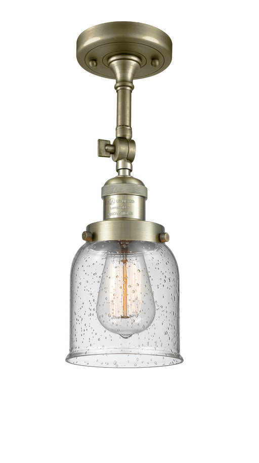 Innovations - 201F-AB-G54-LED - LED Semi-Flush Mount - Franklin Restoration - Antique Brass