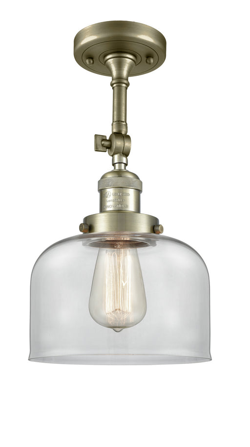 Innovations - 201F-AB-G72-LED - LED Semi-Flush Mount - Franklin Restoration - Antique Brass