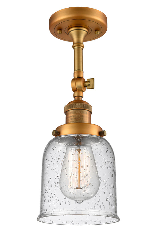 Innovations - 201F-BB-G54-LED - LED Semi-Flush Mount - Franklin Restoration - Brushed Brass