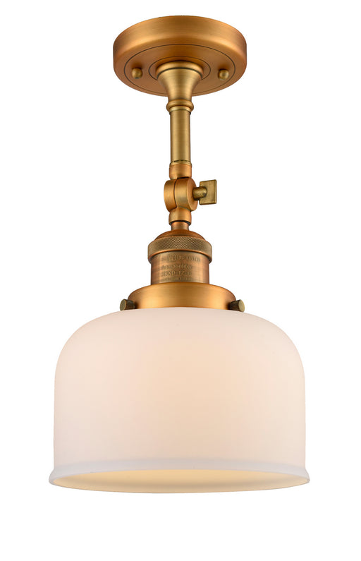 Innovations - 201F-BB-G71-LED - LED Semi-Flush Mount - Franklin Restoration - Brushed Brass