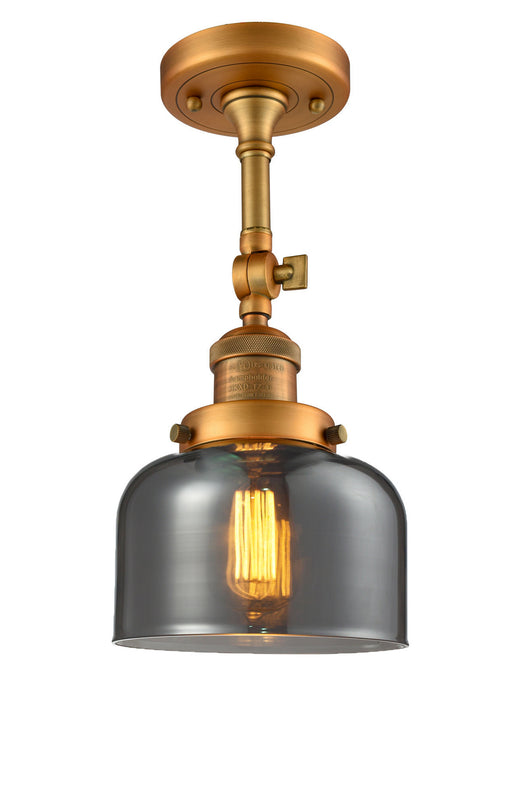 Innovations - 201F-BB-G73-LED - LED Semi-Flush Mount - Franklin Restoration - Brushed Brass