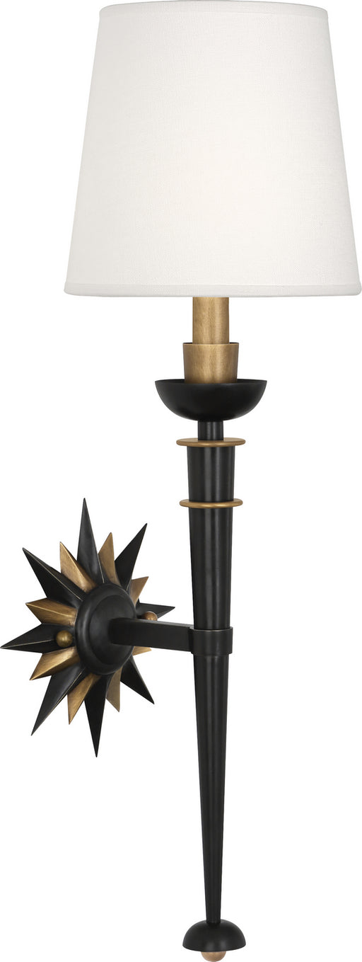 Robert Abbey - 1016 - One Light Wall Sconce - Cosmos - Deep Patina Bronze w/ Warm Brass