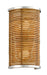 Corbett Lighting - 277-12 - Two Light Wall Sconce - Carayes - Natural Rattan Stainless Steel