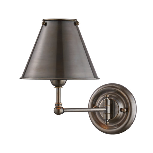 Hudson Valley - MDS101-DB-MS - One Light Wall Sconce - Classic No.1 - Distressed Bronze