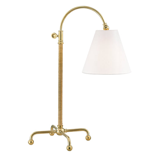 Hudson Valley - MDSL502-AGB - One Light Table Lamp - Curves No.1 - Aged Brass