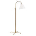 Hudson Valley - MDSL503-AGB - One Light Floor Lamp - Curves No.1 - Aged Brass