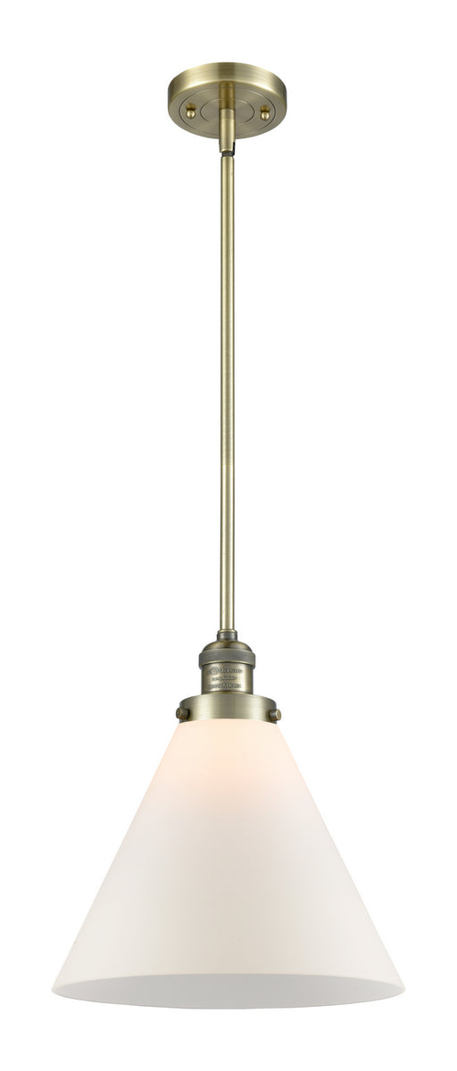 Innovations - 201S-AB-G41-L - One Light Mini Pendant - Franklin Restoration - Antique Brass