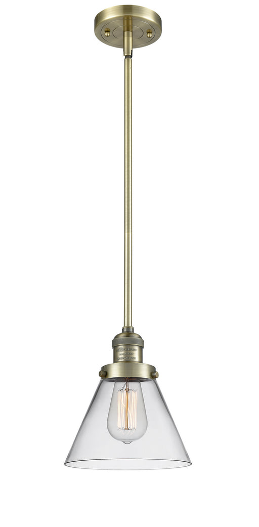 Innovations - 201S-AB-G42 - One Light Mini Pendant - Franklin Restoration - Antique Brass