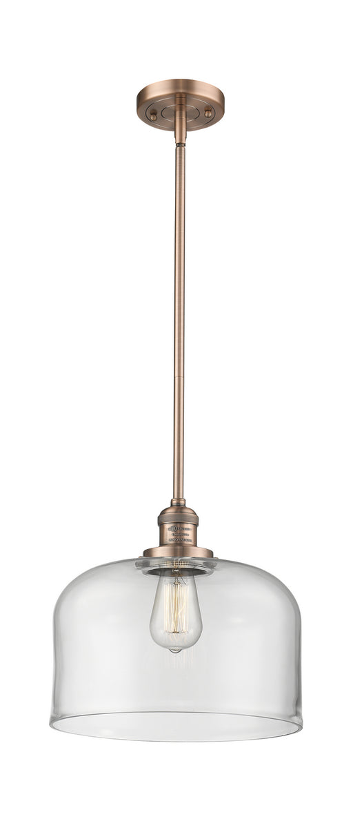 Innovations - 201S-AC-G72-L-LED - LED Mini Pendant - Franklin Restoration - Antique Copper