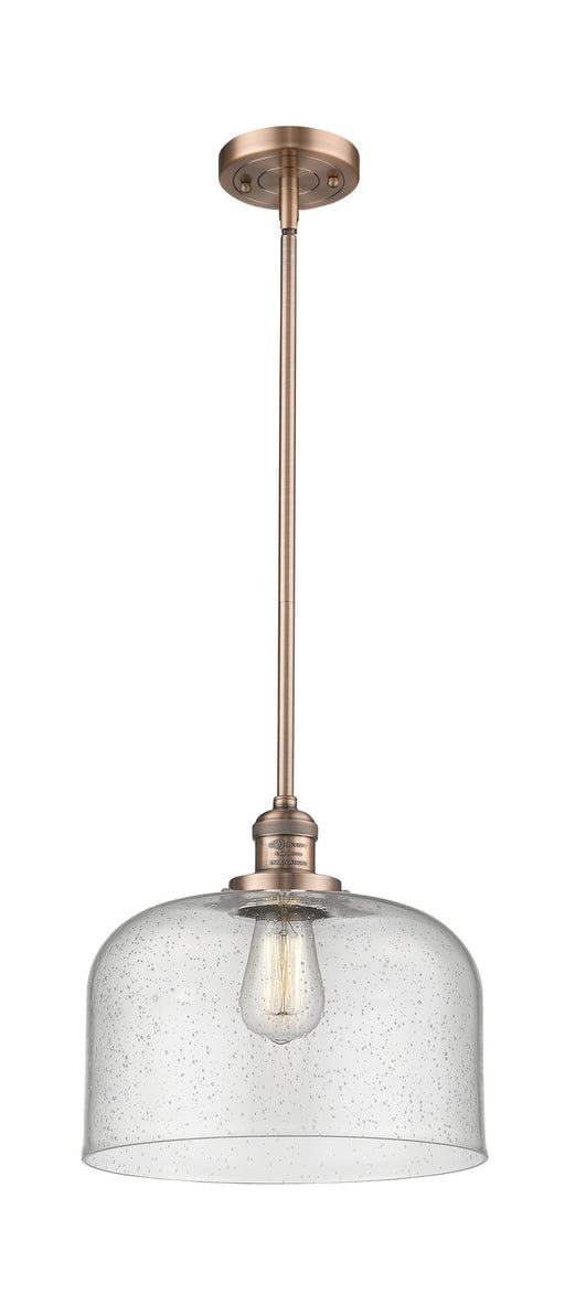 Innovations - 201S-AC-G74-L-LED - LED Mini Pendant - Franklin Restoration - Antique Copper