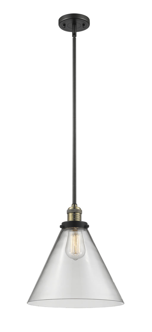 Innovations - 201S-BAB-G42-L-LED - LED Mini Pendant - Franklin Restoration - Black Antique Brass