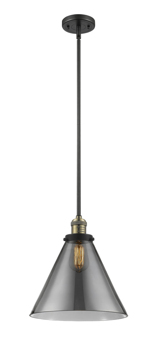 Innovations - 201S-BAB-G43-L-LED - LED Mini Pendant - Franklin Restoration - Black Antique Brass