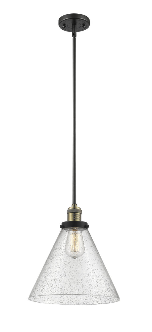 Innovations - 201S-BAB-G44-L-LED - LED Mini Pendant - Franklin Restoration - Black Antique Brass