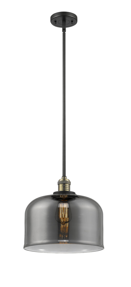 Innovations - 201S-BAB-G73-L - One Light Mini Pendant - Franklin Restoration - Black Antique Brass